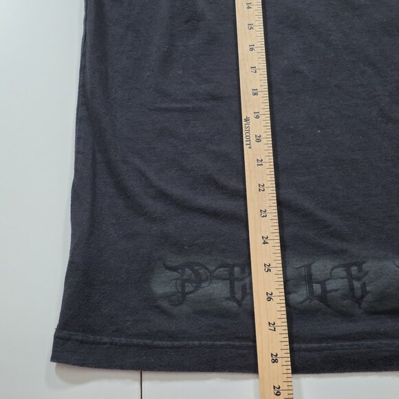 Vtg Pelle Pelle T Shirt Mens XL Black SS Skull Graphic Print Cotton Grunge Y2K - Picture 7 of 12